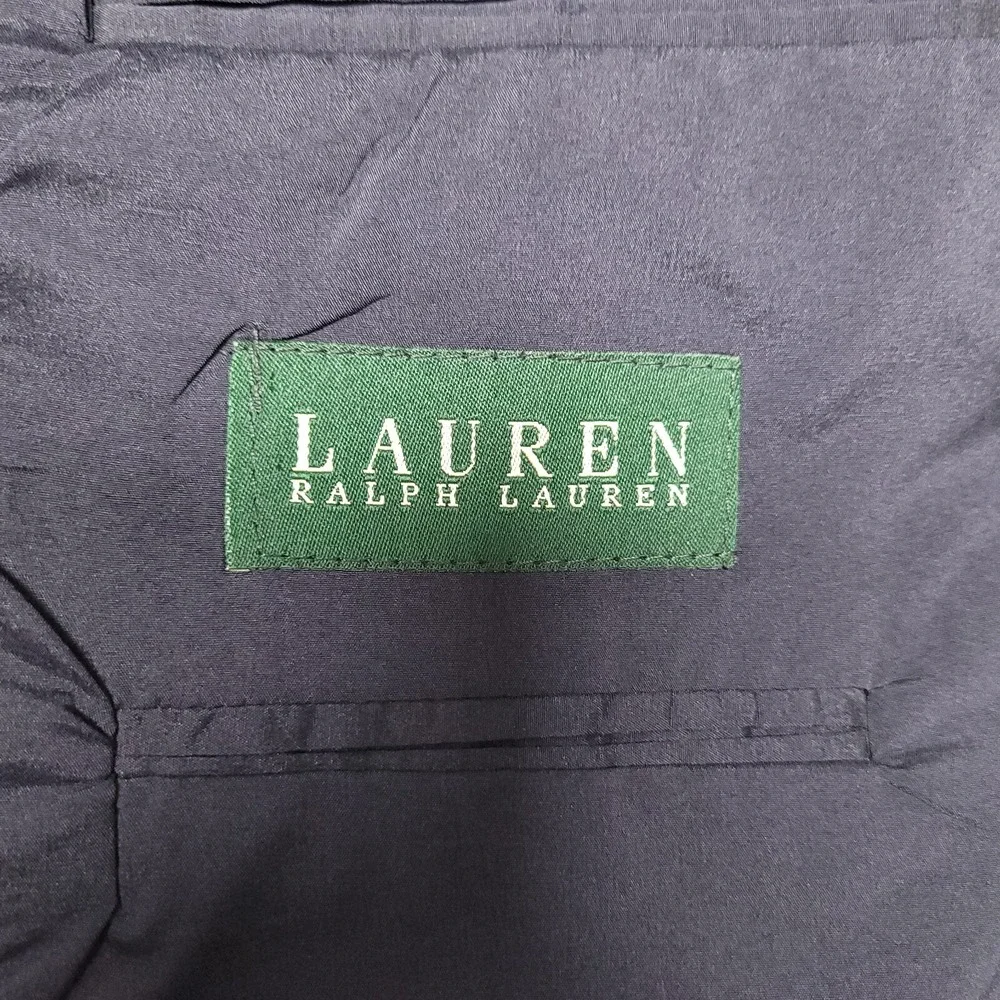 Lauren Ralph Lauren L517397F Pinstripe Blazer‎ Men 44R Navy EUC